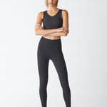 Compression active pant wide waistband