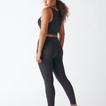 compression active pant wise waistband size inclusive model back side view 