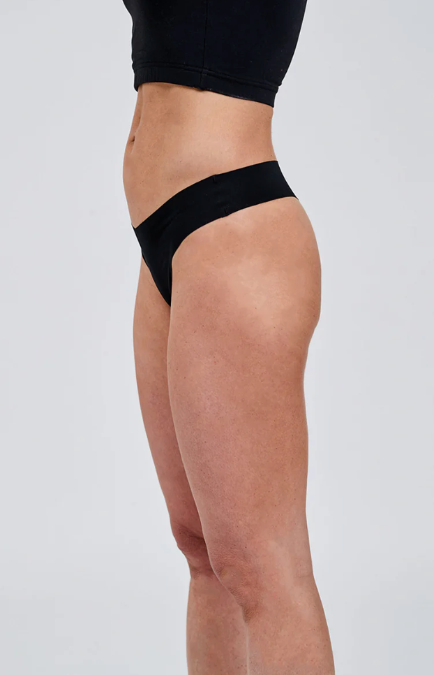 Black Seamless Underwear – Perfect Pairing with Black Leggings.