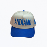 azzurro blue italian hat andiamo