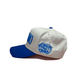 blue the world is yours baseball cap