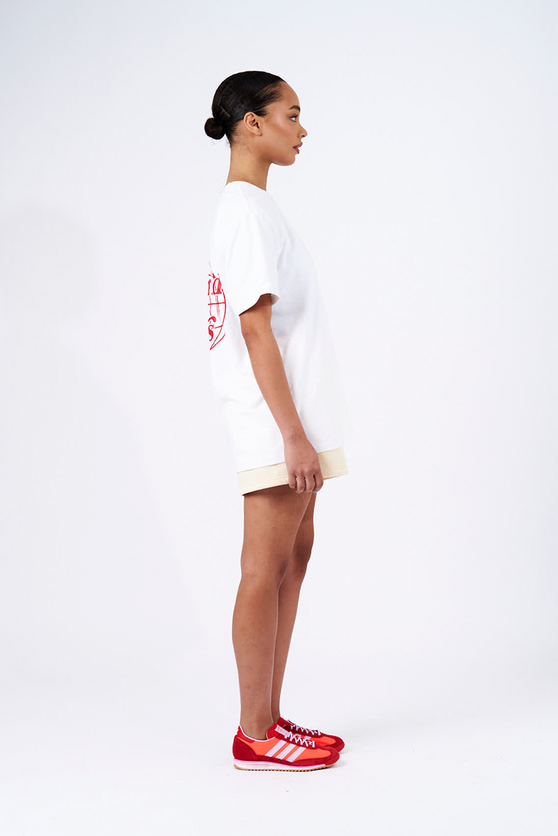 side view andiamo tee white heavy cotton essential tee 