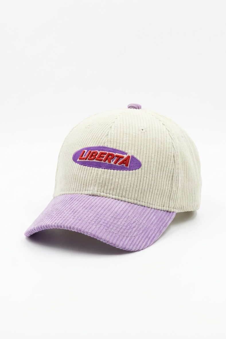 Cap with 'Liberta' logo on a white background