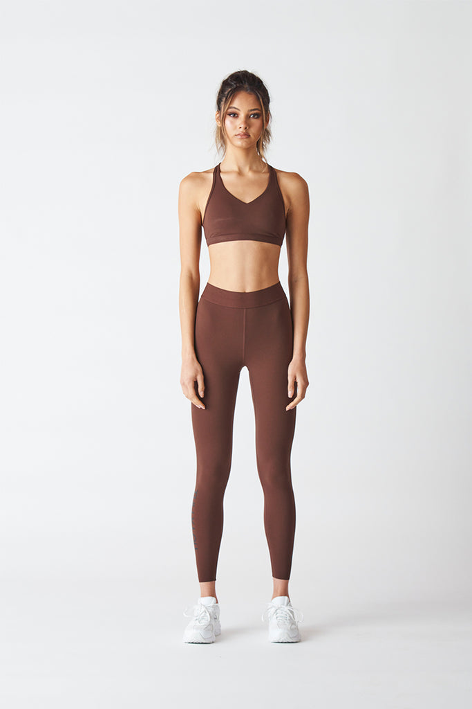 Compression Active Pant Choc Brown