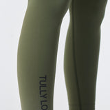 Compression Active Pant Wide Waistband Army